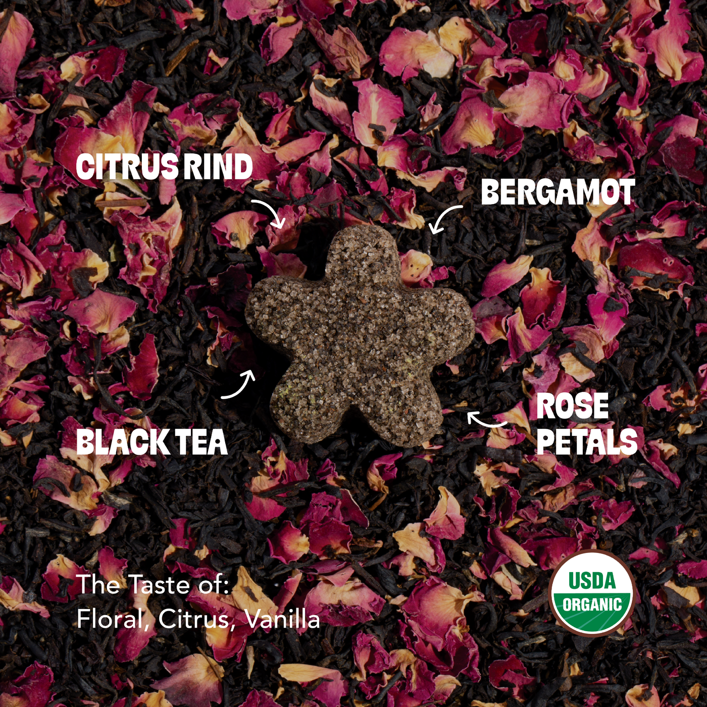 Rose Earl Grey Tea Box
